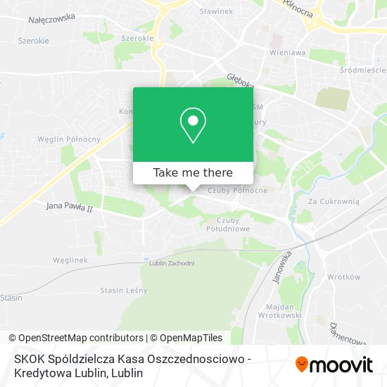 Карта SKOK Spóldzielcza Kasa Oszczednosciowo - Kredytowa Lublin