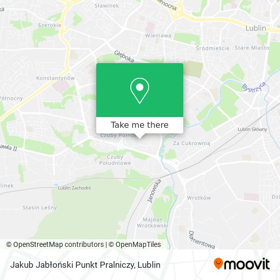 Карта Jakub Jabłoński Punkt Pralniczy