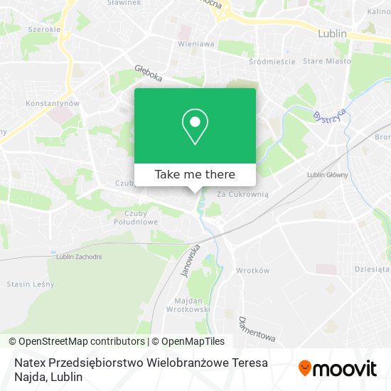 Natex Przedsiębiorstwo Wielobranżowe Teresa Najda map