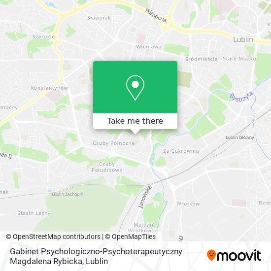 Gabinet Psychologiczno-Psychoterapeutyczny Magdalena Rybicka map