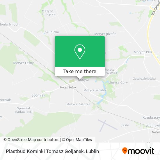 Карта Plastbud Kominki Tomasz Goljanek