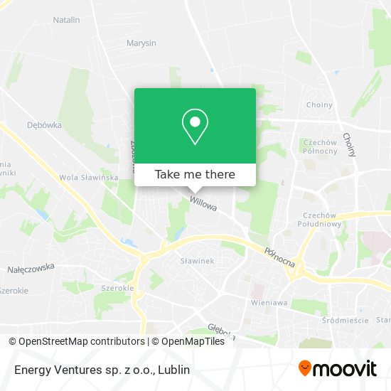 Energy Ventures sp. z o.o. map