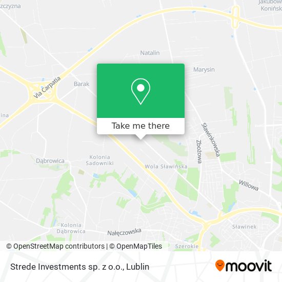 Strede Investments sp. z o.o. map