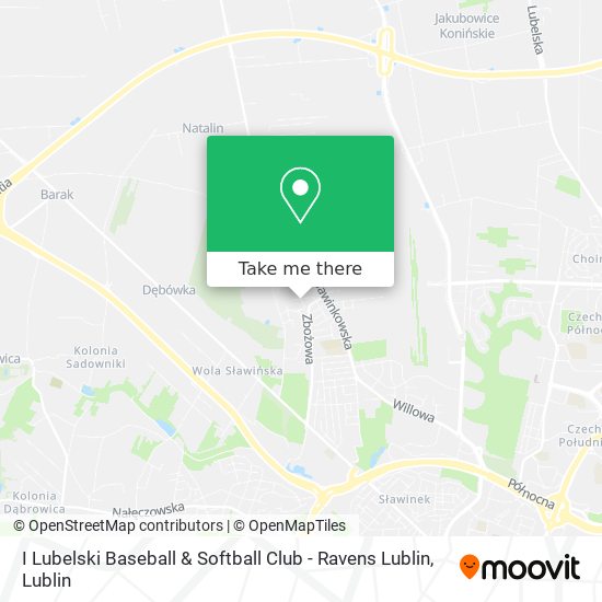 Карта I Lubelski Baseball & Softball Club - Ravens Lublin