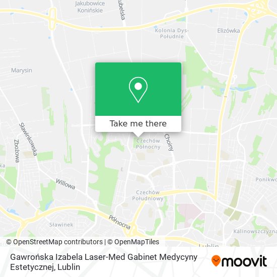 Gawrońska Izabela Laser-Med Gabinet Medycyny Estetycznej map