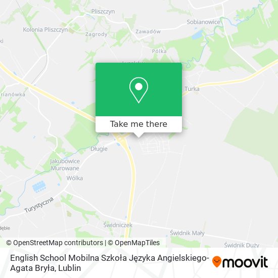 English School Mobilna Szkoła Języka Angielskiego-Agata Bryła map
