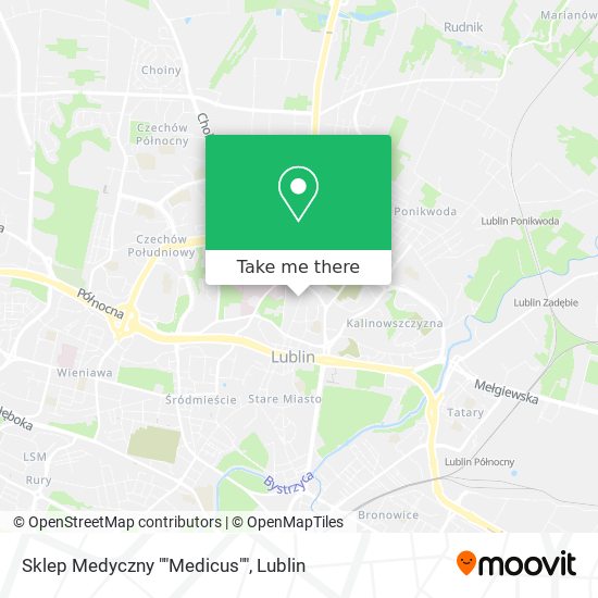 Sklep Medyczny ""Medicus"" map