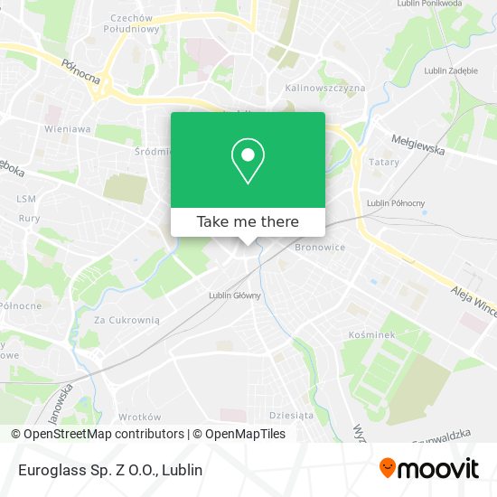 Euroglass Sp. Z O.O. map