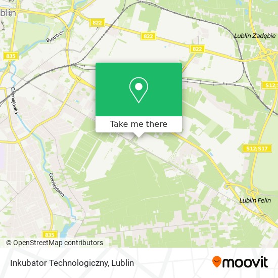 Inkubator Technologiczny map