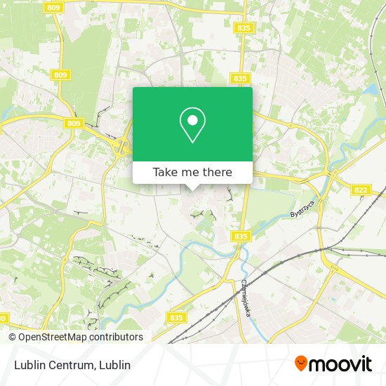 Lublin Centrum map