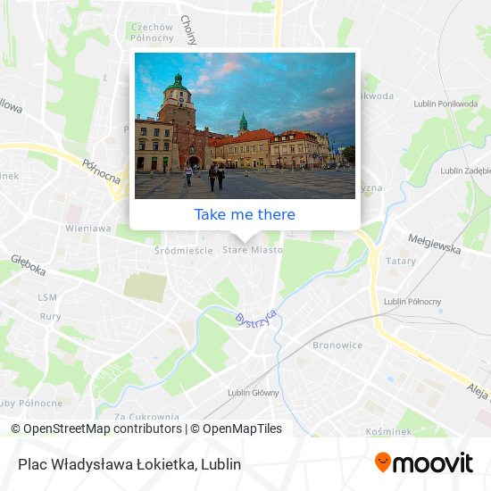 Plac Władysława Łokietka map