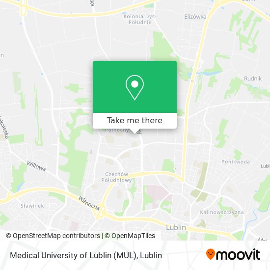 Карта Medical University of Lublin (MUL)
