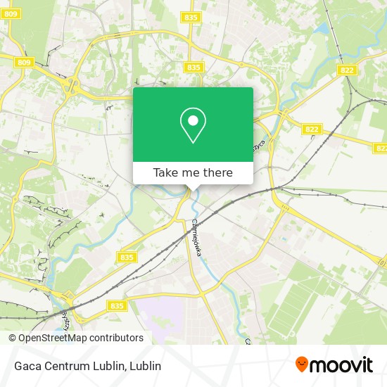 Карта Gaca Centrum Lublin
