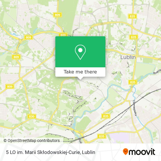 5 LO im. Marii Skłodowskiej-Curie map