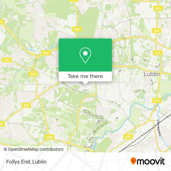 Follys End map