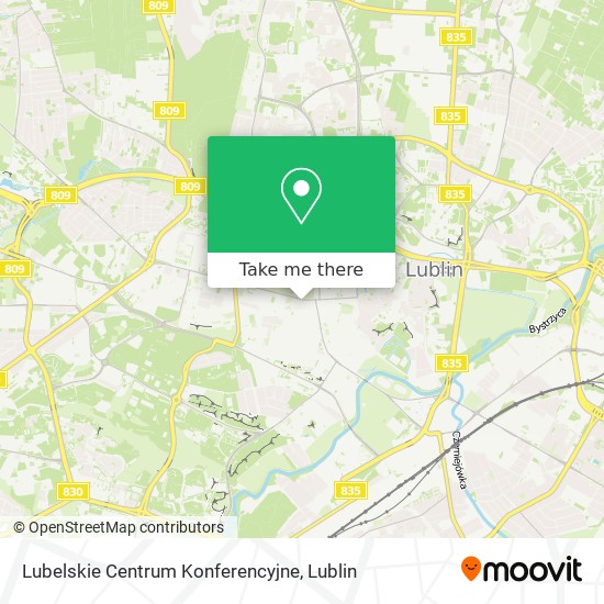 Lubelskie Centrum Konferencyjne map
