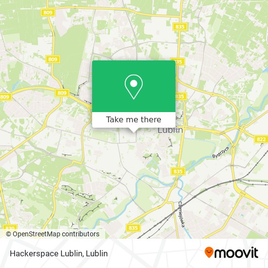 Карта Hackerspace Lublin