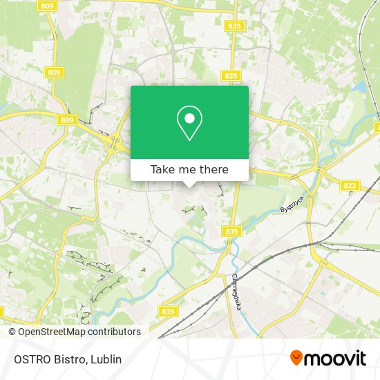 OSTRO Bistro map