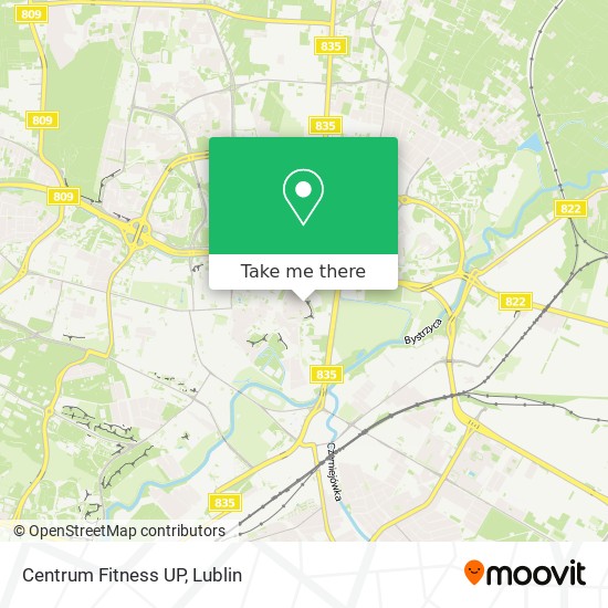 Карта Centrum Fitness UP