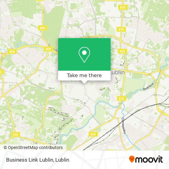 Business Link Lublin map