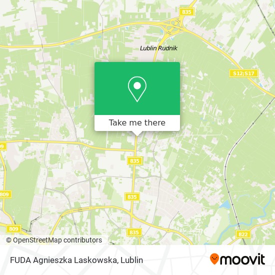 FUDA Agnieszka Laskowska map