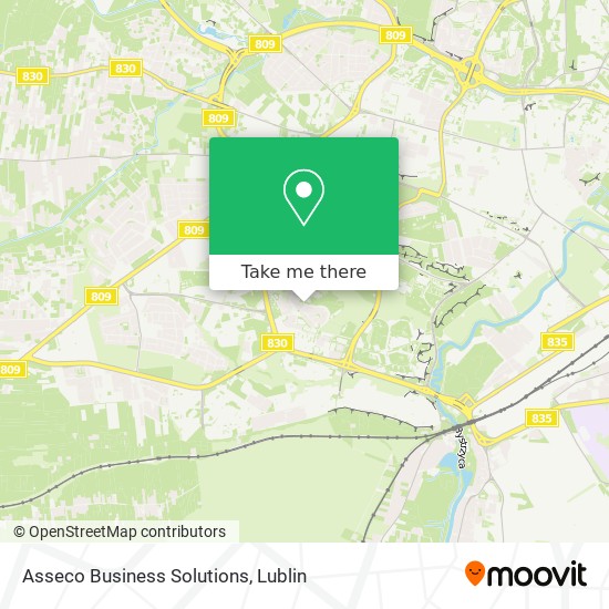 Asseco Business Solutions map