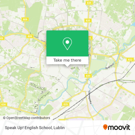 Speak Up! English School map