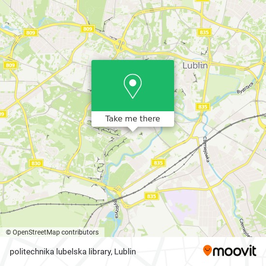 politechnika lubelska library map