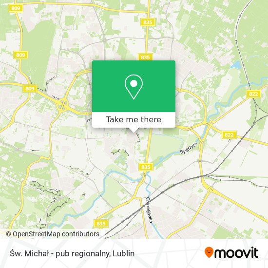 Карта Św. Michał - pub regionalny