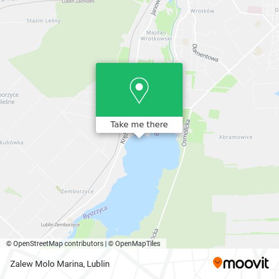 Zalew Molo Marina map