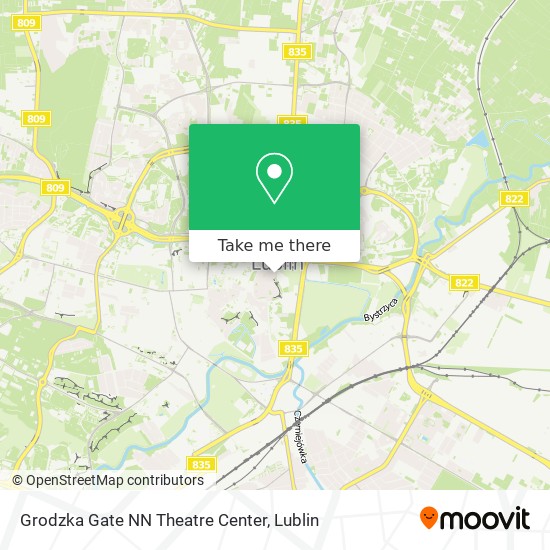 Grodzka Gate NN Theatre Center map