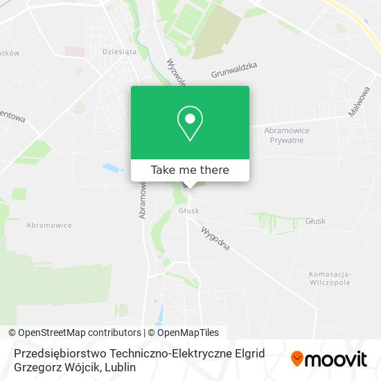 Przedsiębiorstwo Techniczno-Elektryczne Elgrid Grzegorz Wójcik map
