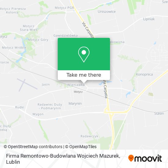 Firma Remontowo-Budowlana Wojciech Mazurek map