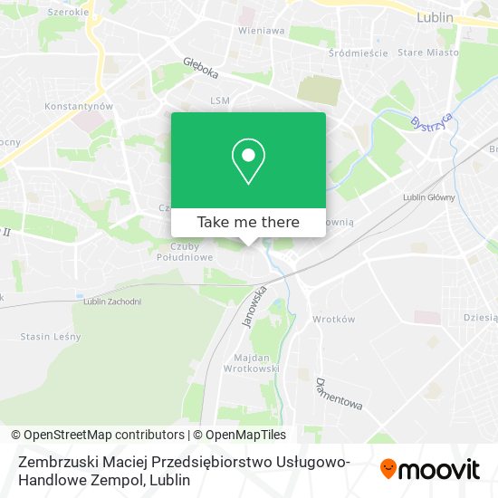 Карта Zembrzuski Maciej Przedsiębiorstwo Usługowo-Handlowe Zempol
