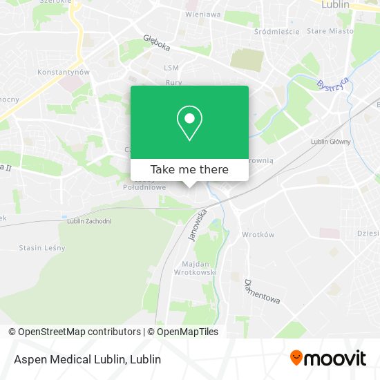 Aspen Medical Lublin map