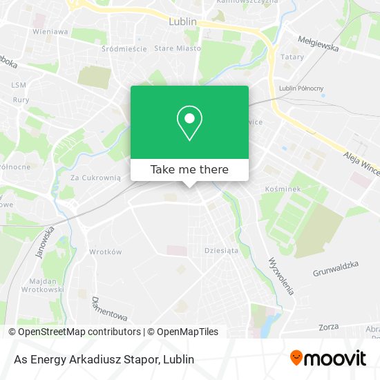 As Energy Arkadiusz Stapor map