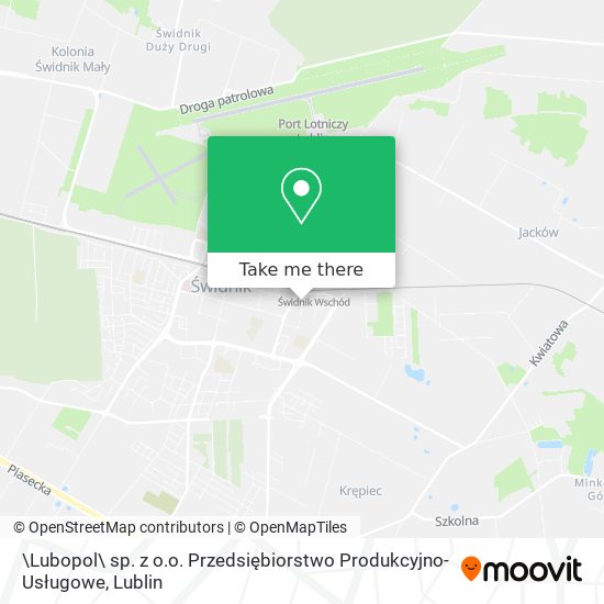 \Lubopol\ sp. z o.o. Przedsiębiorstwo Produkcyjno-Usługowe map