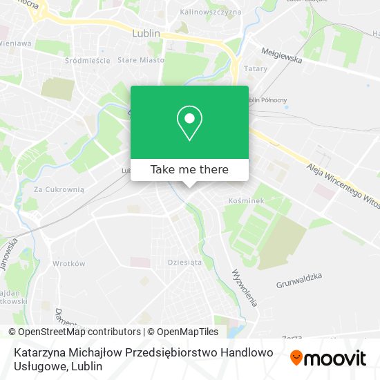 Карта Katarzyna Michajłow Przedsiębiorstwo Handlowo Usługowe
