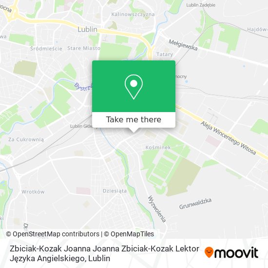 Zbiciak-Kozak Joanna Joanna Zbiciak-Kozak Lektor Języka Angielskiego map