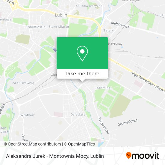 Aleksandra Jurek - Montownia Mocy map