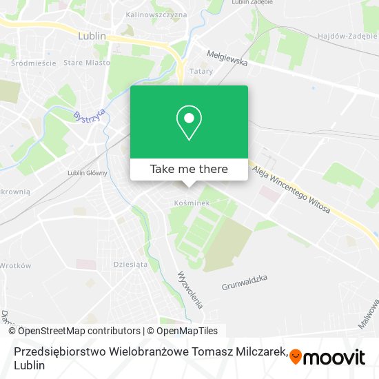 Карта Przedsiębiorstwo Wielobranżowe Tomasz Milczarek