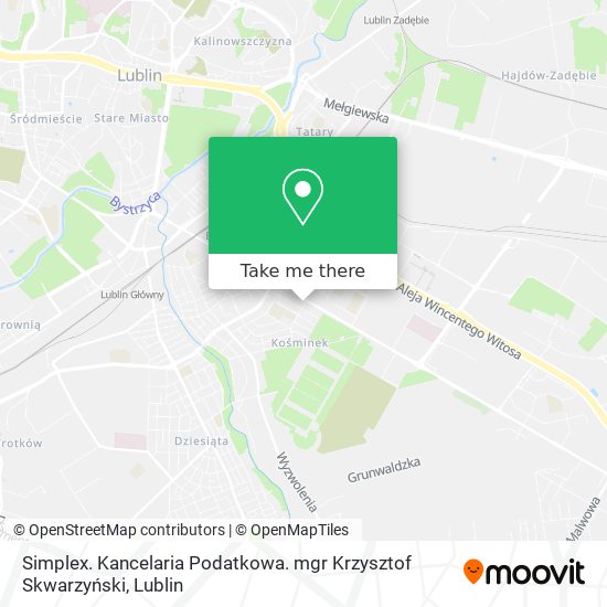 Карта Simplex. Kancelaria Podatkowa. mgr Krzysztof Skwarzyński