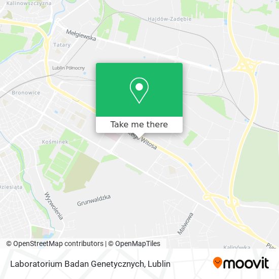 Карта Laboratorium Badan Genetycznych