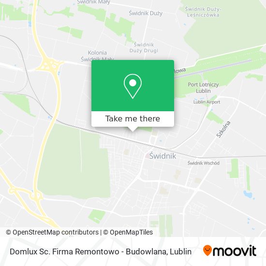 Карта Domlux Sc. Firma Remontowo - Budowlana