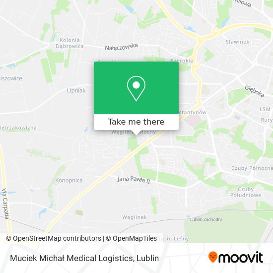Muciek Michał Medical Logistics map