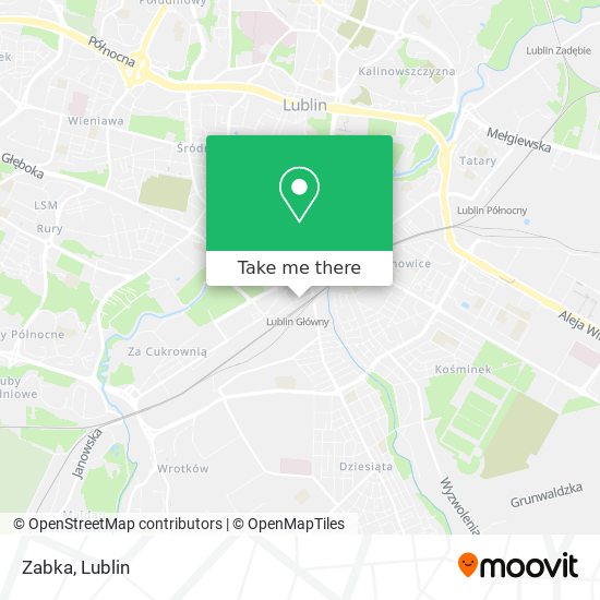 Zabka map