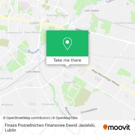 Finass Pośrednictwo Finansowe Dawid Jasielski map