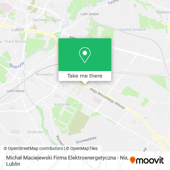 Michał Maciejewski Firma Elektroenergetyczna - Nix map