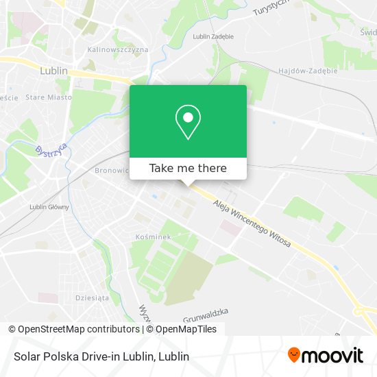 Карта Solar Polska Drive-in Lublin