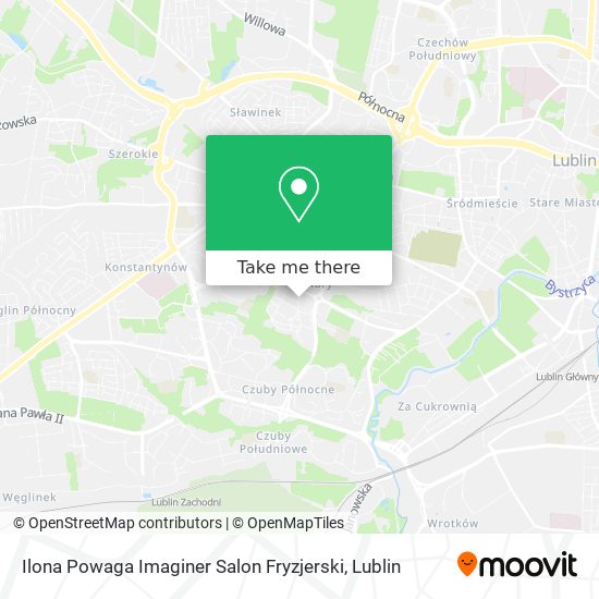 Карта Ilona Powaga Imaginer Salon Fryzjerski